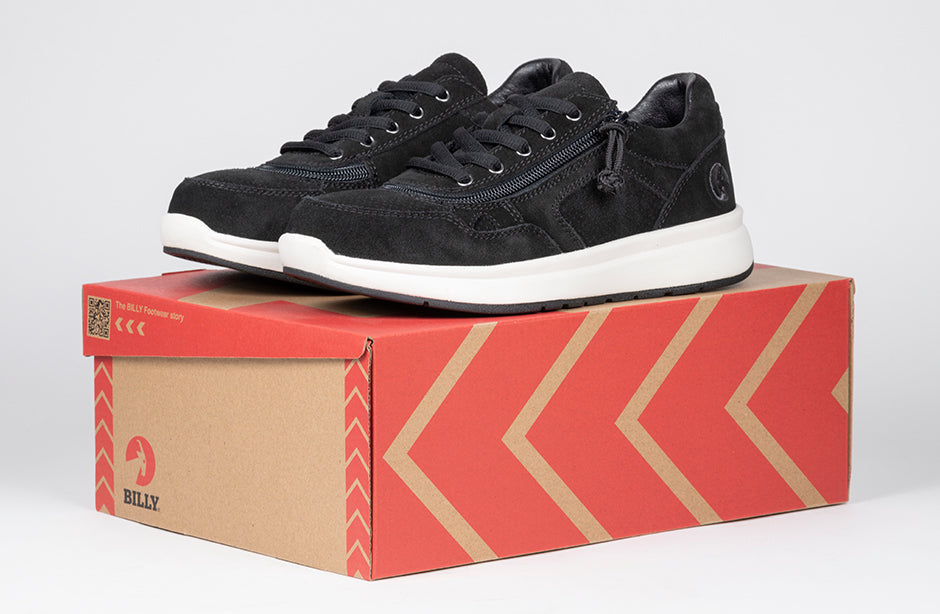  Women's Black Suede BILLY Comfort Joggers