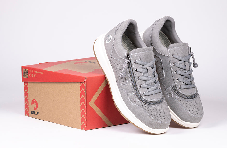  Women's Grey Suede BILLY Comfort Joggers