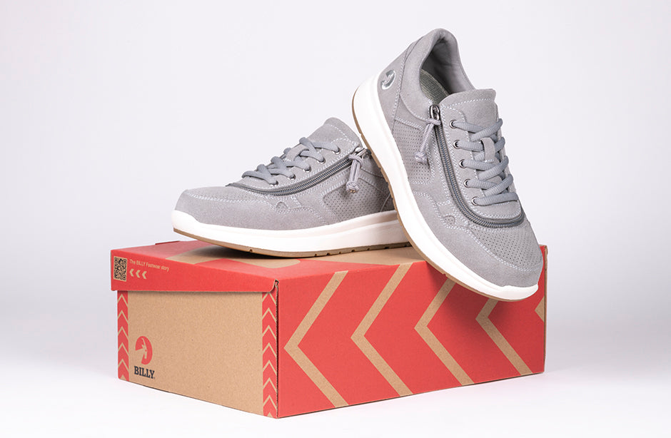  Women's Grey Suede BILLY Comfort Joggers