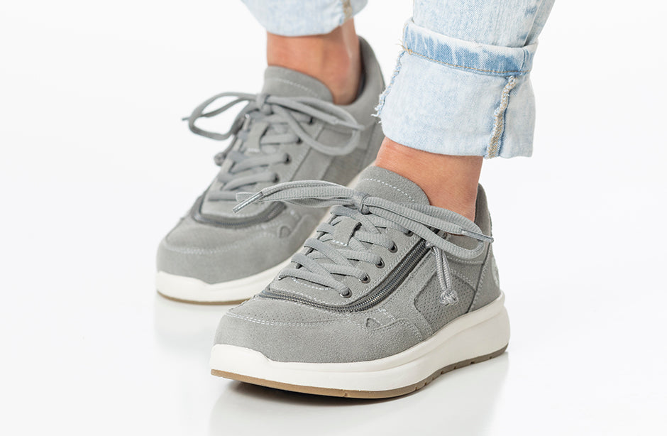  Women's Grey Suede BILLY Comfort Joggers