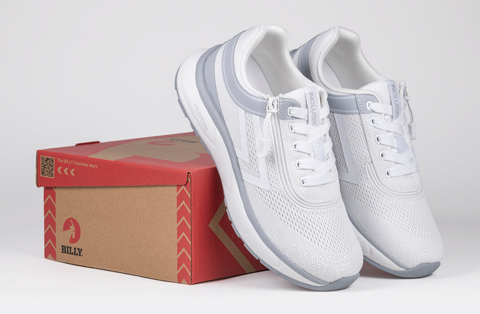  Women's White BILLY Sport Inclusion Too Athletic Sneakers