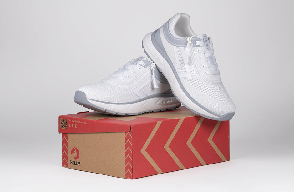  Women's White BILLY Sport Inclusion Too Athletic Sneakers