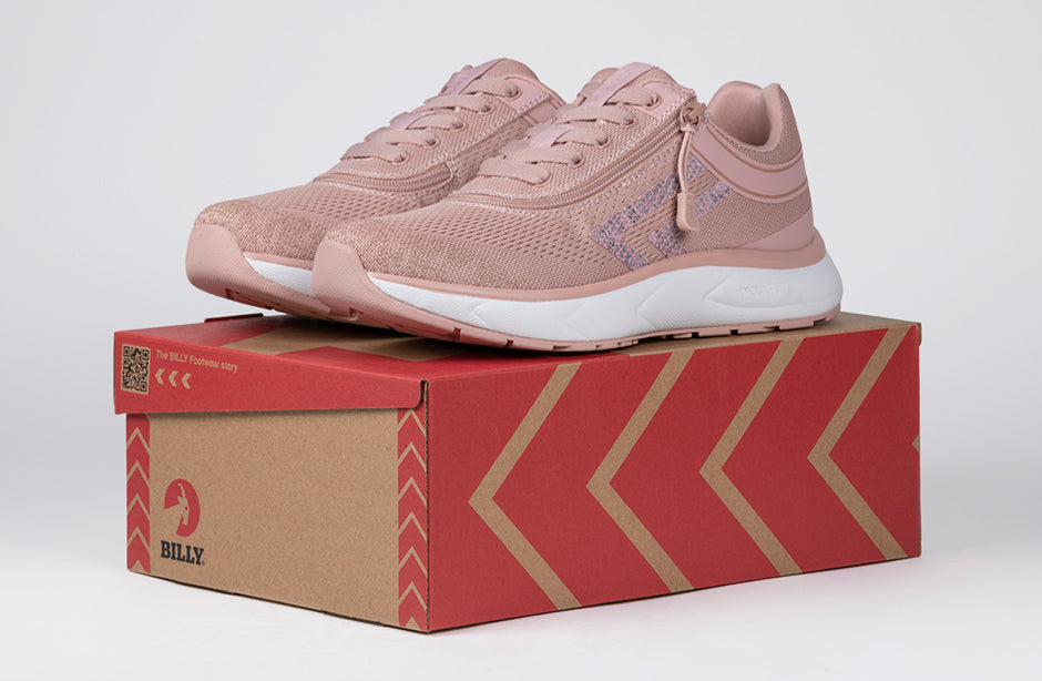  Women's Pink/Exotic BILLY Sport Inclusion Too Athletic Sneakers