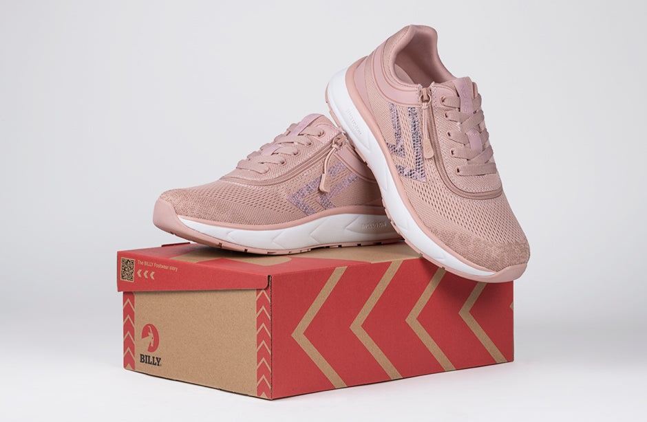  Women's Pink/Exotic BILLY Sport Inclusion Too Athletic Sneakers