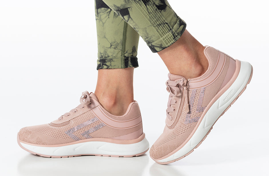  Women's Pink/Exotic BILLY Sport Inclusion Too Athletic Sneakers